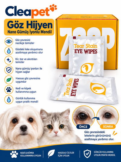 NANO GÜMÜŞ İYONLU GÖZ MENDİLİ 60'LI
