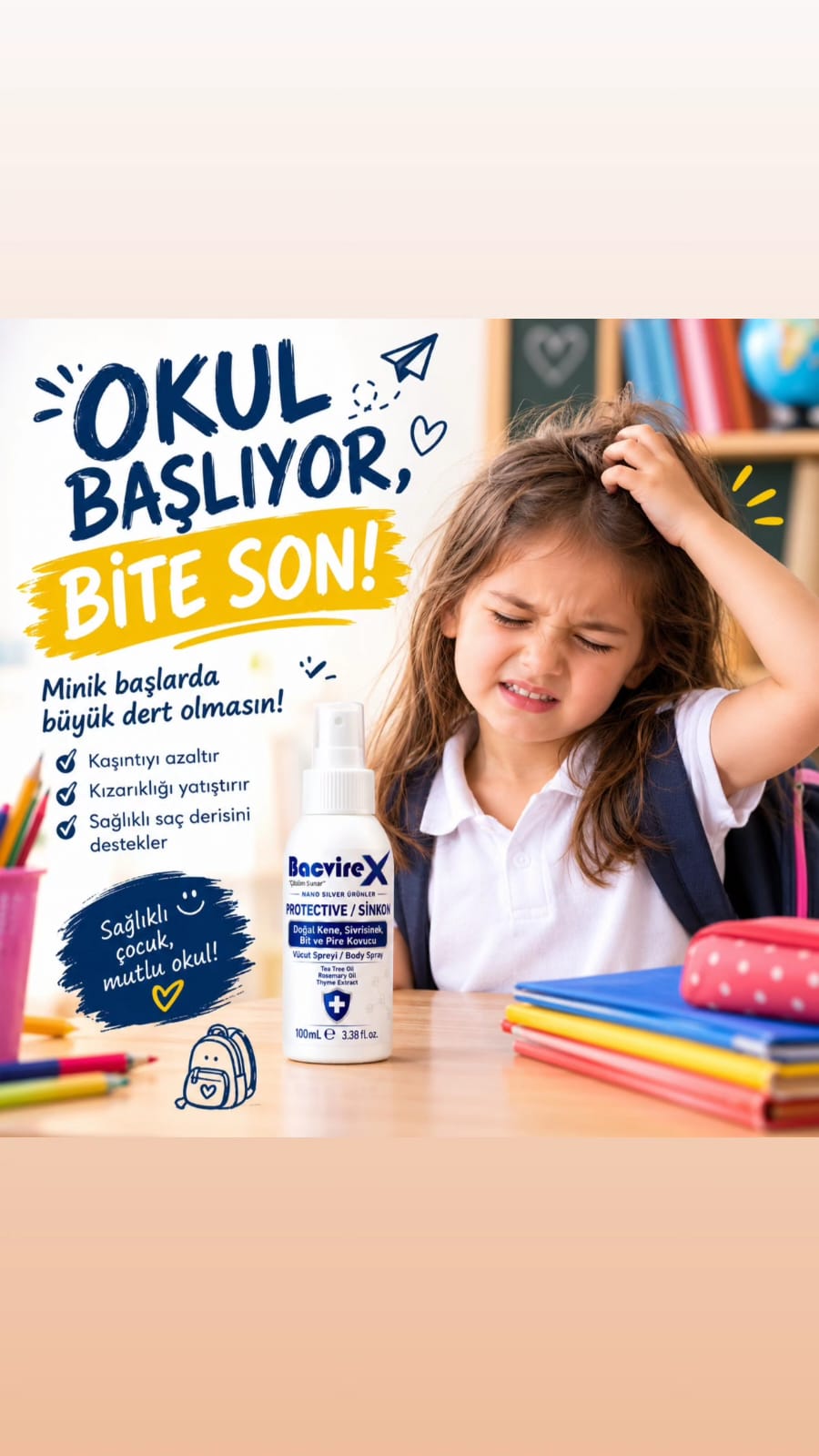 BACVİREX BİT KOVUCU SPREY