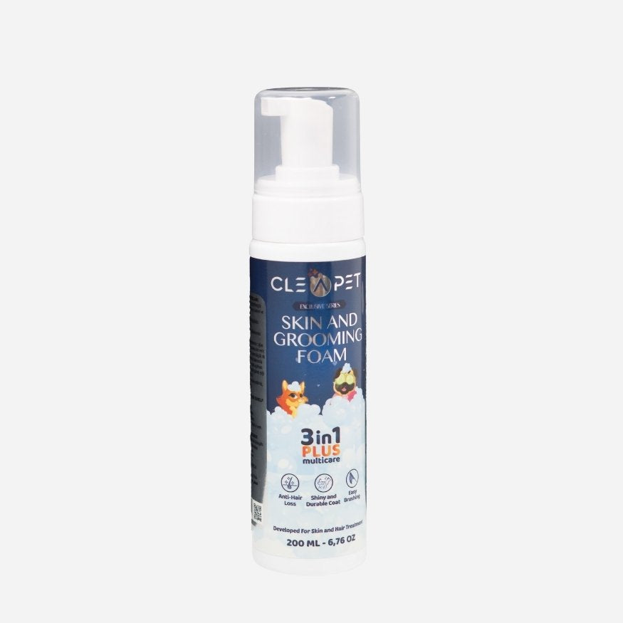 Tüy Dökülme Önleyici Nano Kuru Köpük Şampuan Kedi & Köpek – 200 ml