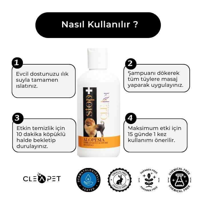 Alopecia X Deri Arındırıcı ve Gözenek Açıcı Tedavi Destek Şampuanı 250ml-Köpek