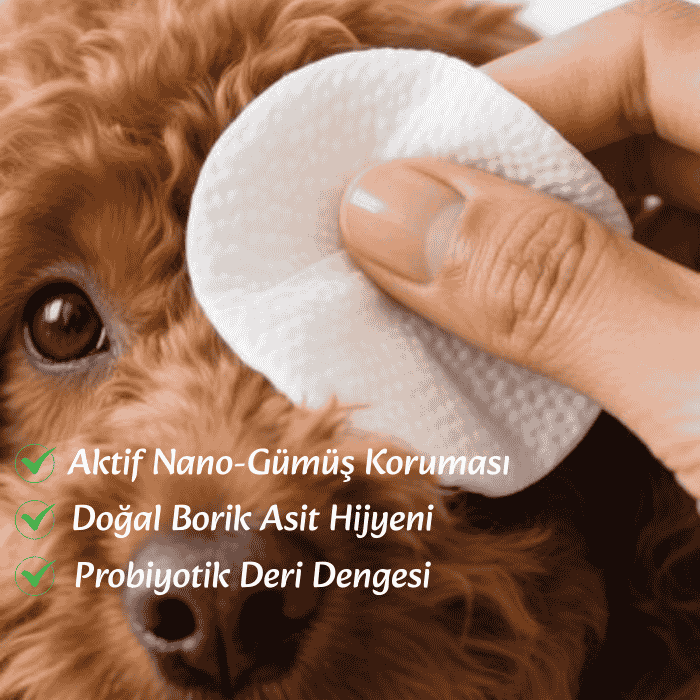 Göz Yaşı Leke Giderici 2’li Çözüm Paketi - Kedi Köpek Göz Çevresi Bakımı