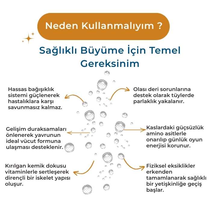 Yavru Köpek Multivitamin - Kemik ve Kas Gelişim Destek Damla 100ml