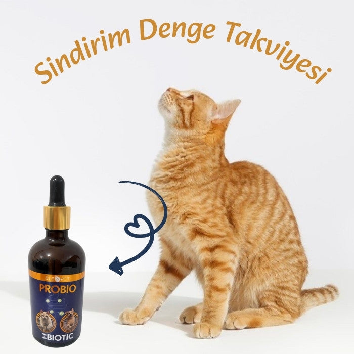 İştah Artırıcı-Sindirim Düzenleyici Probiyotik Damla 100ml - Kedi Köpek