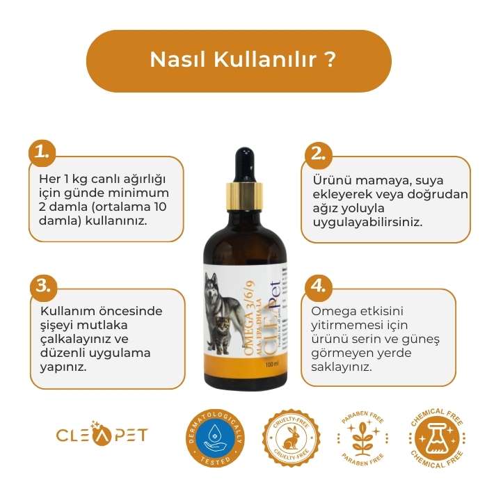 Tüy Dökülmesi Karşıtı - Eklem Desteği - Omega 3-6-9 Damla 100ml