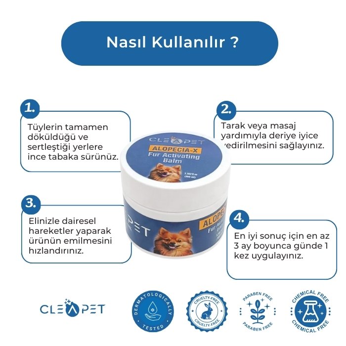 Alopecia X Kronik Deri Onarıcı-Yoğun Nemlendirici-Vazelini 100ml-Köpek
