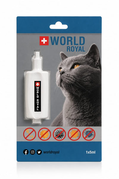 World Royal Kedi İç Parazit Jeli 5 ml